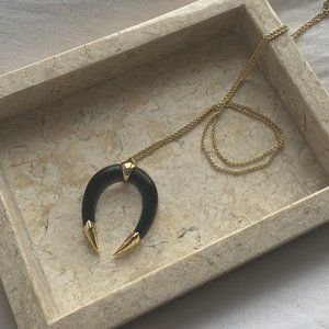 Alexis Bittar Horseshoe Pendant Necklace